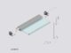 Profil WIRELI MIKRO10 na sklo 6mm stříbrný elox, 2m  (metráž)  (3202001122)
