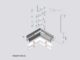 Profil WIRELI FRAME14 BC/Q stříbrný elox, 2m (metráž)  (3209210120)
