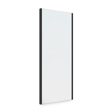 Plnovýsuvné zrcadlo, 350x40x1000 mm, rám černý mat  (2005000401)