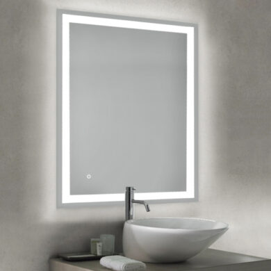 Zrcadlo s LED osvětlením, 600x35x800 mm  (2005000607)