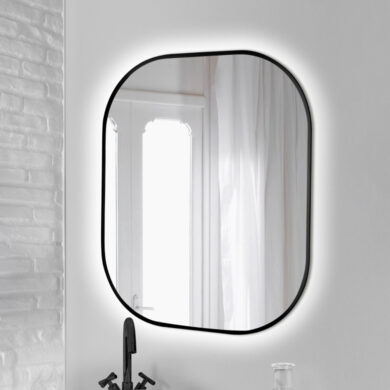 Zrcadlo s LED osvětlením Cepheus, 600x35x800 mm  (2005004607)