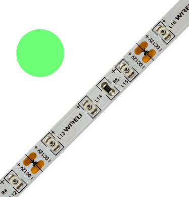 Color LED pásek WIRELI 3528  60 525nm 4,8W 0,4A 12V (zelená)  (3202016609)