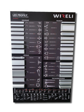 Vzorková tabule s LED profily WIRELI 2021  (3205130120)