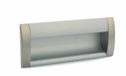 Úchytka zápustná DU08 - 128mm, hliník chrom mat