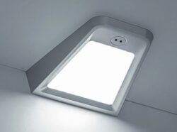 LED svítidlo JUNO bílá, s vypínačem pohybovým, bílá neutrální 2W 170 lm