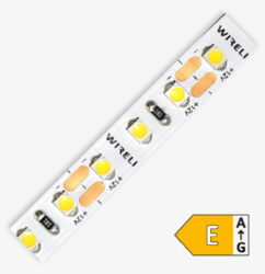 LED pásek 3528  96 WIRELI WC 770lm 7,68W 0,64A (bílá studená) - LED psek malho vkonu se zvenou hustotou LED.