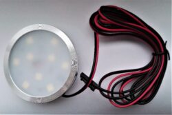 LED svítidlo SLIM RING DIFUZOR MATNÝ 60x8mm 2W 12V (bílá studená), vrut/lepení - Kvalitní LED svítidlo Wireli. Montáž lepením 3M páskou nebo dvěma vruty.
