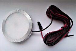 LED svítidlo SLIM RING DIFUZOR MATNÝ 60x8mm 2W 12V (bílá teplá), vrut/lepení - Kvalitní LED svítidlo Wireli. Montáž lepením 3M páskou nebo dvěma vruty.
