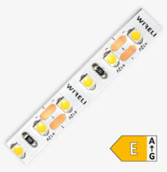 LED pásek 3528  96 WIRELI WN 770lm 7,68W 0,64A  (bílá neutrální) - LED psek malho vkonu se zvenou hustotou LED.