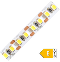 LED pásek 2835 (50m) 160 OPTIMA WC 1500lm 15W 0,625A 24V (bílá studená) - Cenově optimalizovaný LED pásek středního výkonu pro všeobecné použití.