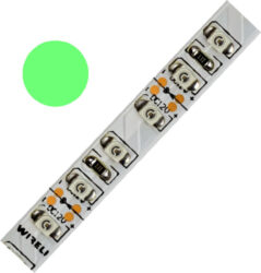 Color LED pásek WIRELI 3528  120 525nm 9,6W 0,8A (zelená) - Barevně svítící LED pásek s vysokou hustotou LED.