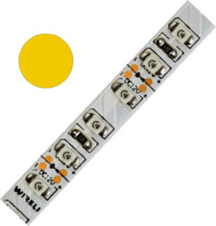 Color LED pásek WIRELI 3528  120 590nm 9,6W 0,8A (žlutá) - Barevně svítící LED pásek s vysokou hustotou LED netradiční barvy.