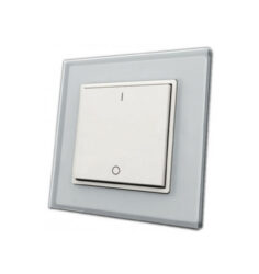 Ovladač spínač plochý jednozónový inteligentní na stěnu - Pro ovládání  LED osvětlení v místnosti plochým tlačítkem - vysílač