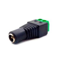 Redukce JACK zásuvka samice / konektor šroub 2pin, ks - Pro připojení napájecího zdroje s kabelem s konektorem k LED sestavě