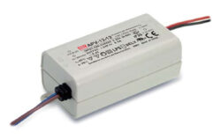 Zdroj napětí 12V  12W 1A IP42 Mean Well APV-12-12 - Standardní napěťový napájecí zdroj pro LED v krytí IP42 12V/12W.