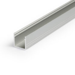 Profil WIRELI SMART10 AC2/Z stříbrný elox, 2m (metráž) - Miniaturn hlinkov LED profil s vy zstavnou hloubkou.