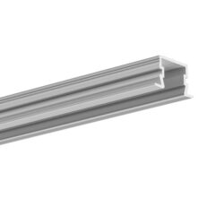 Profil PDS-NK stříbrný elox, 22,2x12x2000mm (metráž) - Universální zafrézovaný hliníkový LED profil.