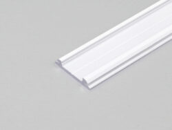 Profil WIRELI ARC12 CD/U5 bílý lak, 2m (metráž) - Elegantní profil pro montáž polokruhového difuzoru.
