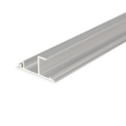 Profil WIRELI WAY10 C stříbrný elox, 2m (metráž) - Speciální profil.