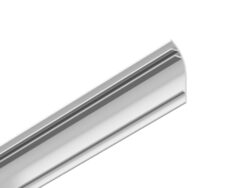Profil WIRELI SKIRT10 vnější kryt stříbrný elox, 2m (metráž) - Nakládaná soklová lišta.