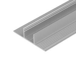 Profil WIRELI PLANE14 IN BC3 stříbrný elox, 2m (metráž) - Speciální profil PLANE14 určený pro minimalistické osvětlení v sádrokartonu.