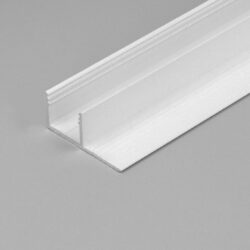 Profil WIRELI PLANE14 SIDE BC3 bílý lak , 2m (metráž) - Speciální profil PLANE14 určený pro minimalistické osvětlení v sádrokartonu.