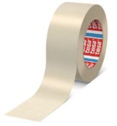 Lepící páska maskovací TesaKrep 4317, šířka 50mm, návin 50m - Jemně krepovaná papírová maskovací páska